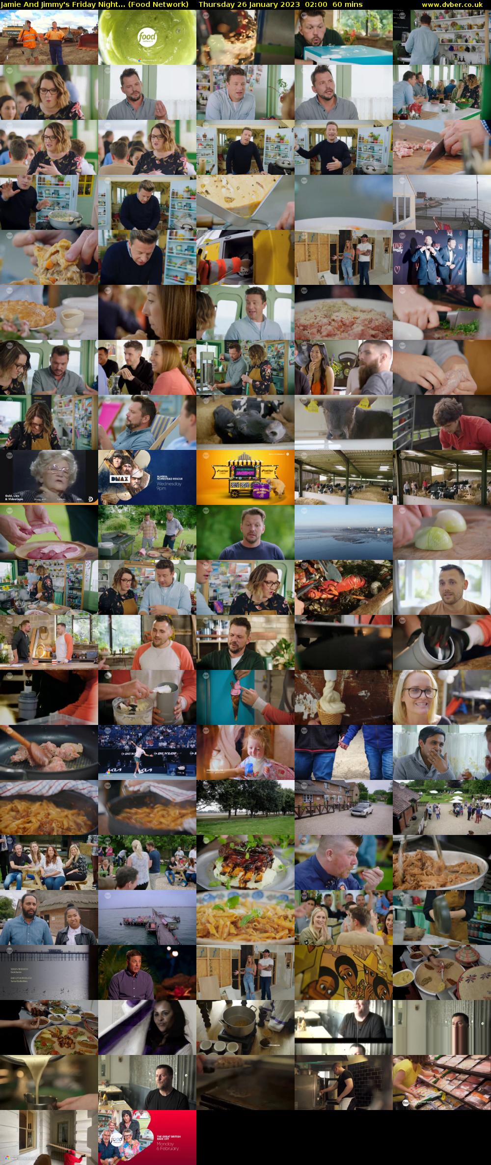 Jamie And Jimmy's Friday Night... (Food Network) Thursday 26 January 2023 02:00 - 03:00