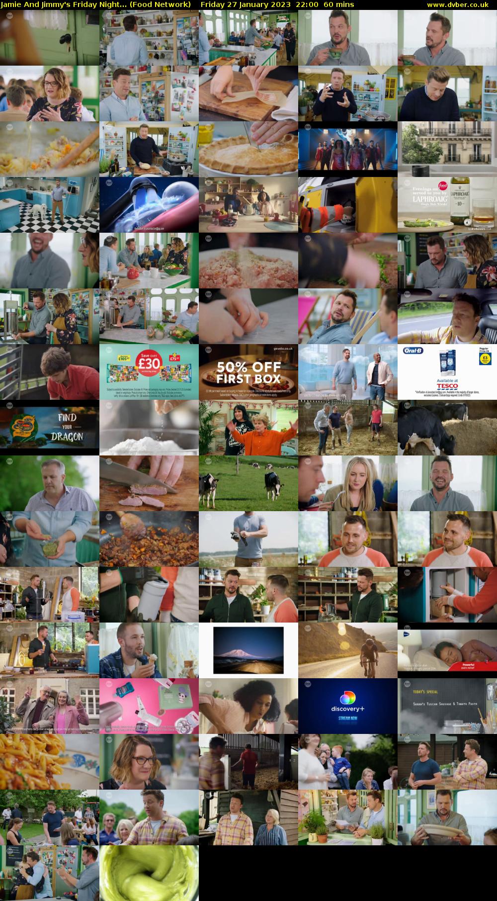 Jamie And Jimmy's Friday Night... (Food Network) Friday 27 January 2023 22:00 - 23:00