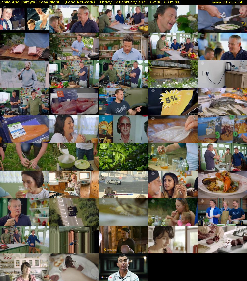 Jamie And Jimmy's Friday Night... (Food Network) Friday 17 February 2023 02:00 - 03:00