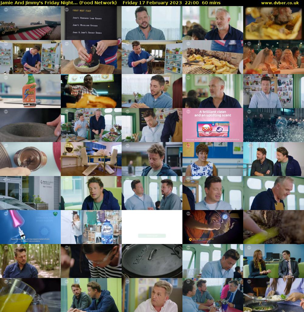 Jamie And Jimmy's Friday Night... (Food Network) Friday 17 February 2023 22:00 - 23:00