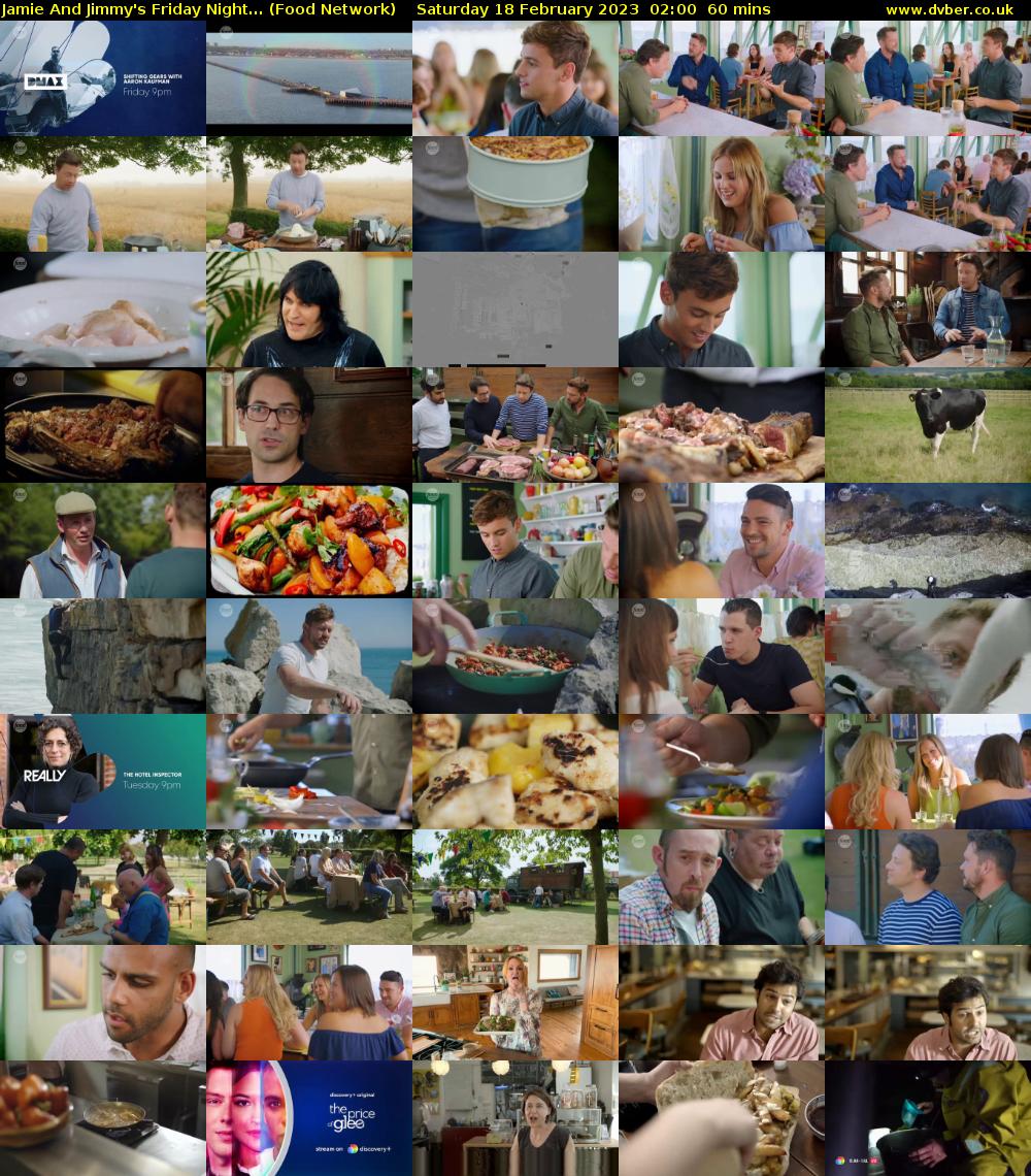 Jamie And Jimmy's Friday Night... (Food Network) Saturday 18 February 2023 02:00 - 03:00