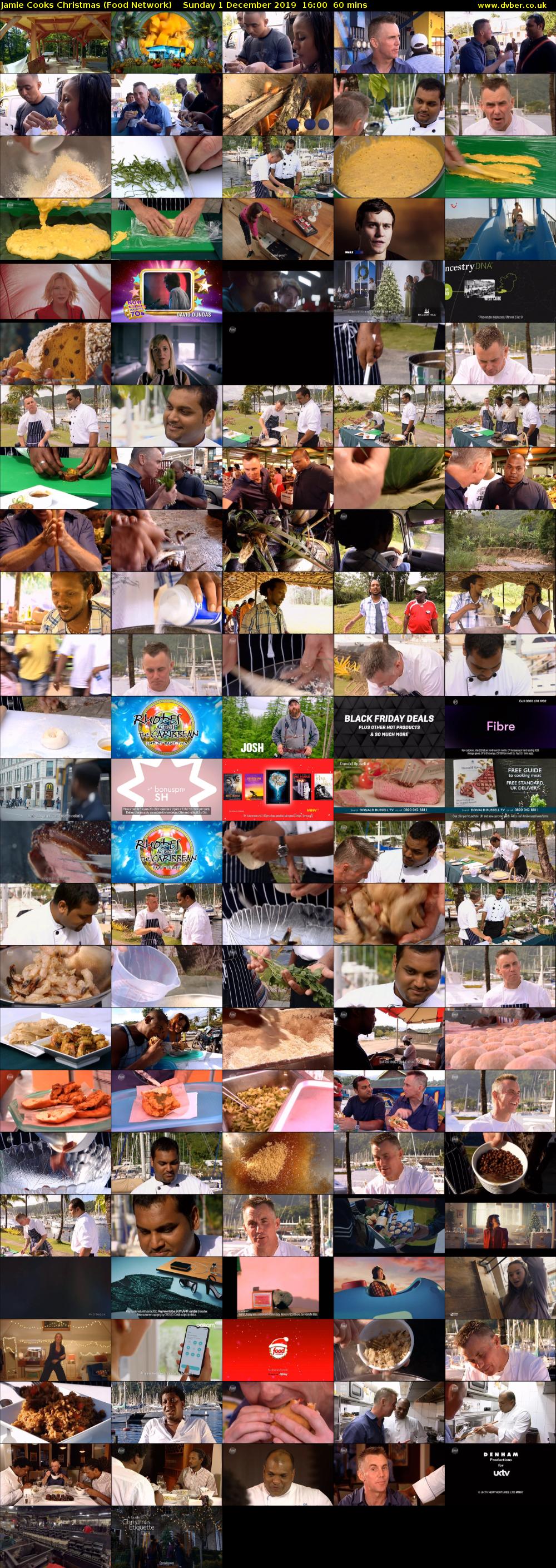 Jamie Cooks Christmas (Food Network) Sunday 1 December 2019 16:00 - 17:00