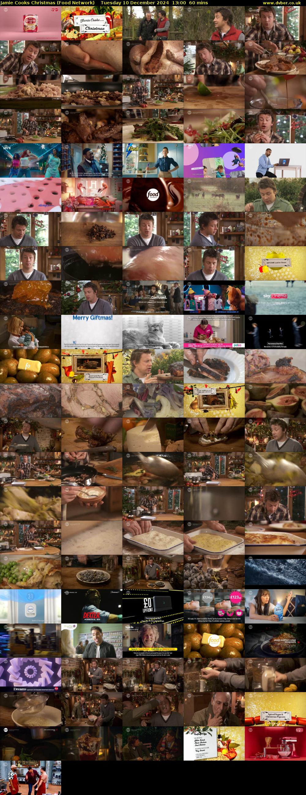 Jamie Cooks Christmas (Food Network) Tuesday 10 December 2024 13:00 - 14:00