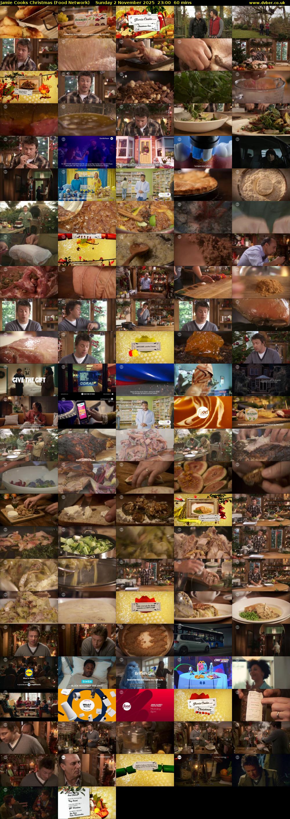 Jamie Cooks Christmas (Food Network) Sunday 2 November 2025 23:00 - 00:00