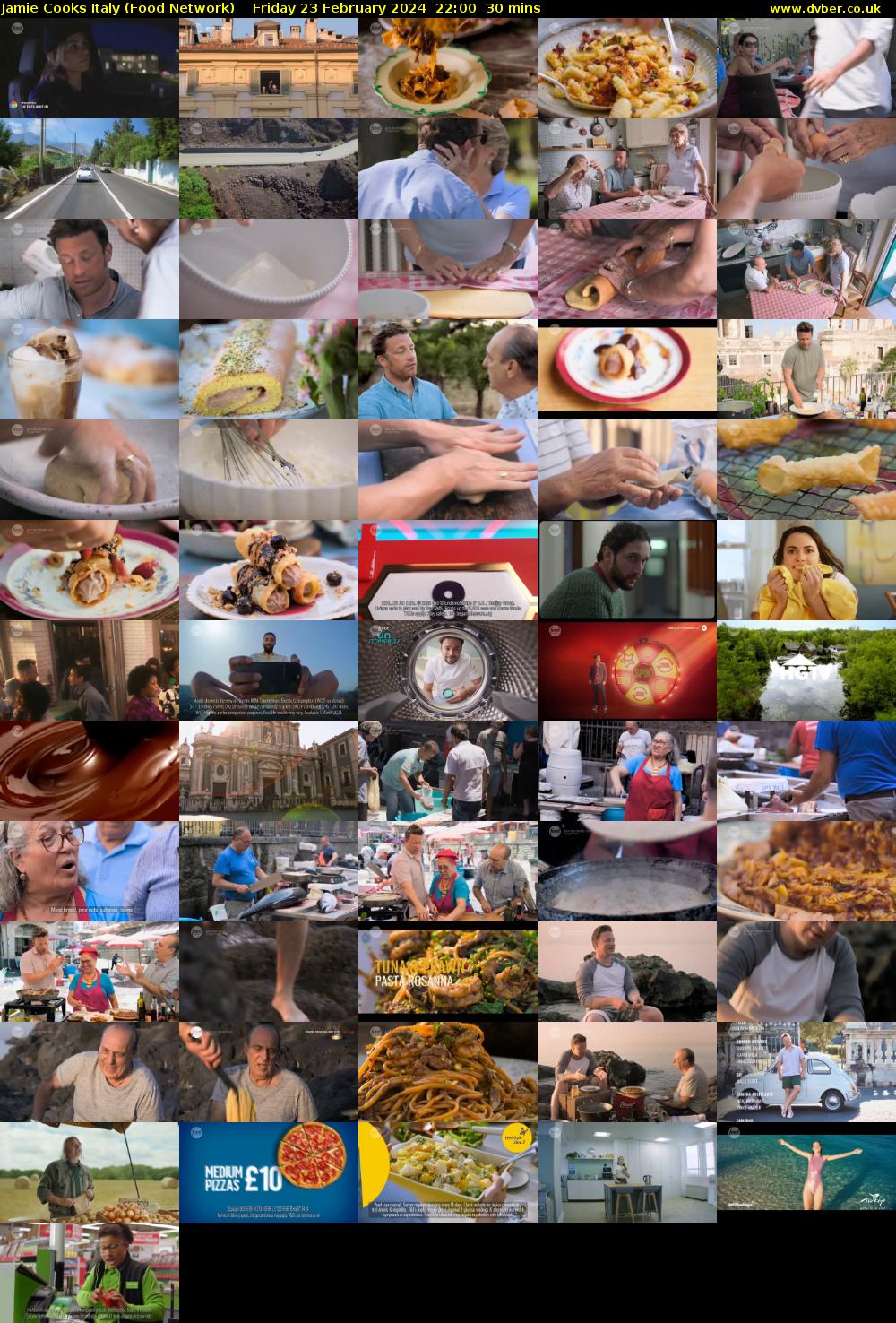 Jamie Cooks Italy (Food Network) Friday 23 February 2024 22:00 - 22:30
