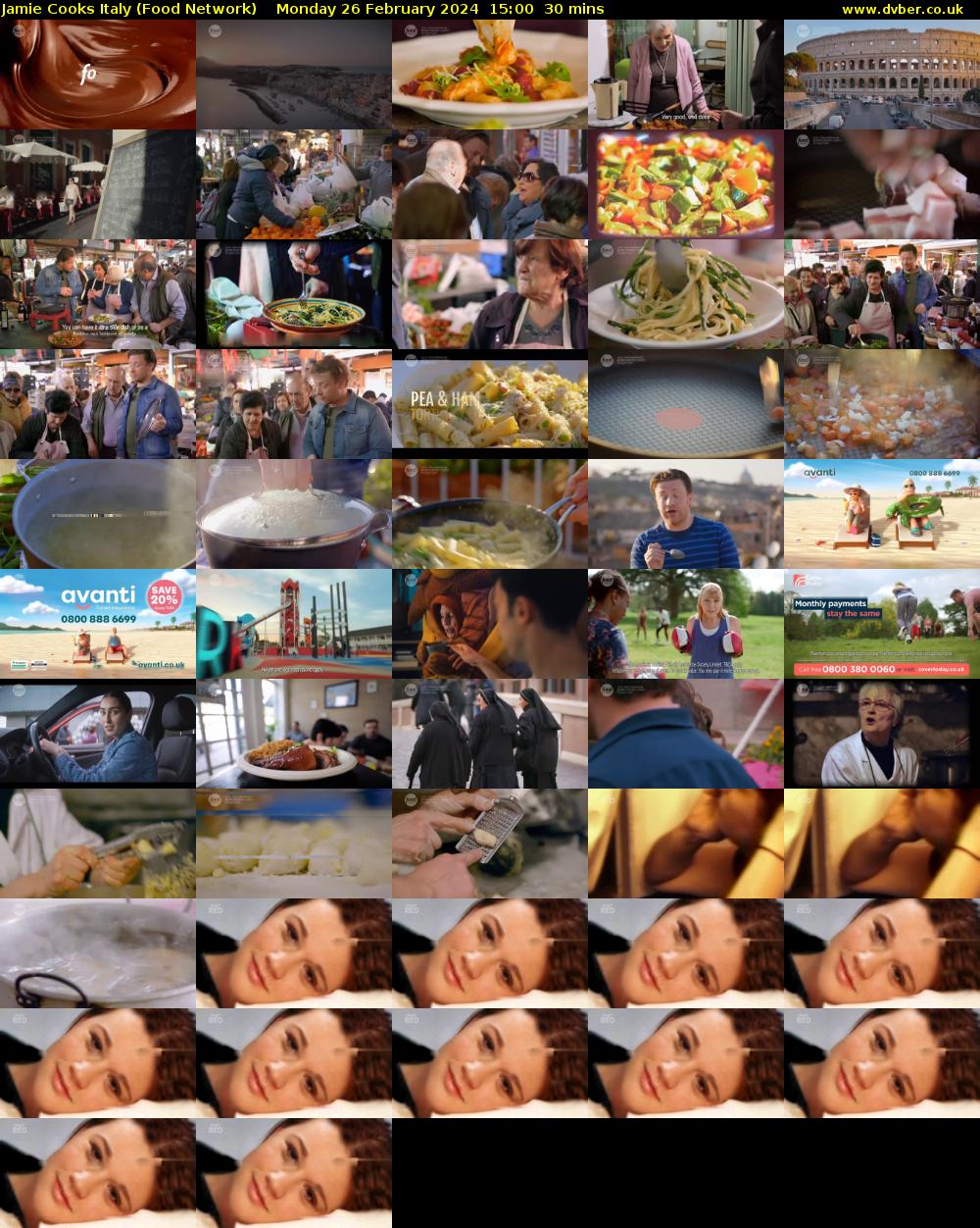 Jamie Cooks Italy (Food Network) Monday 26 February 2024 15:00 - 15:30