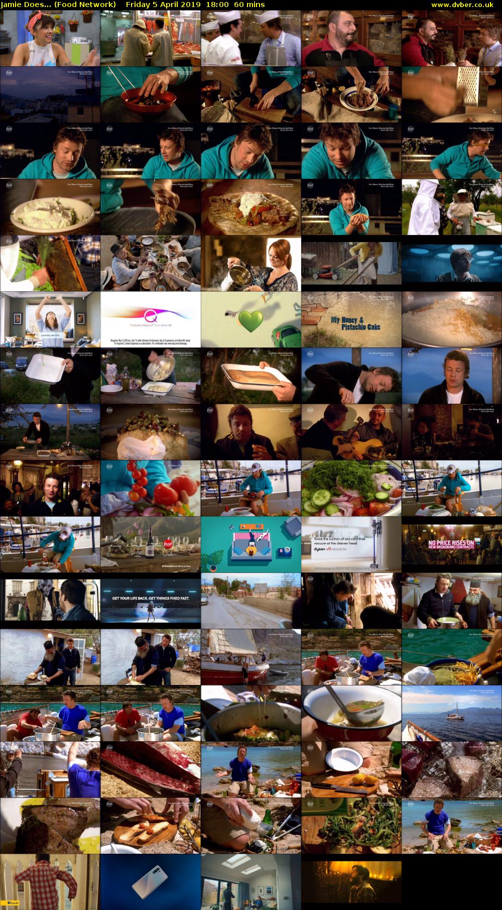 Jamie Does... (Food Network) Friday 5 April 2019 18:00 - 19:00