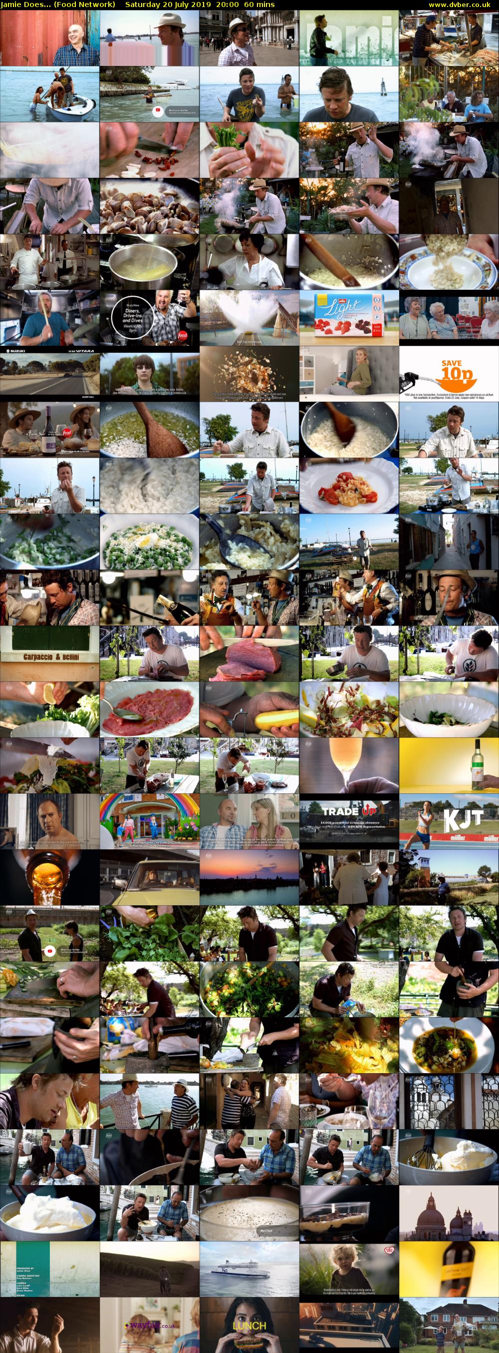 Jamie Does... (Food Network) Saturday 20 July 2019 20:00 - 21:00