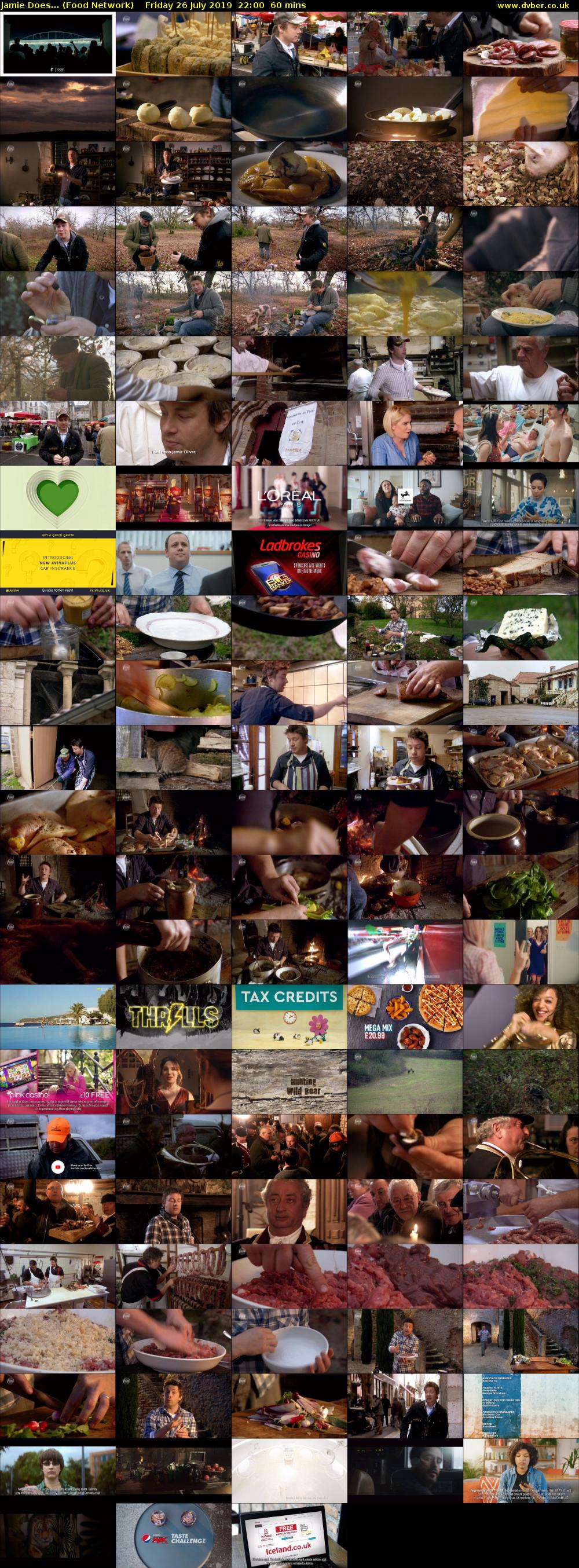 Jamie Does... (Food Network) Friday 26 July 2019 22:00 - 23:00