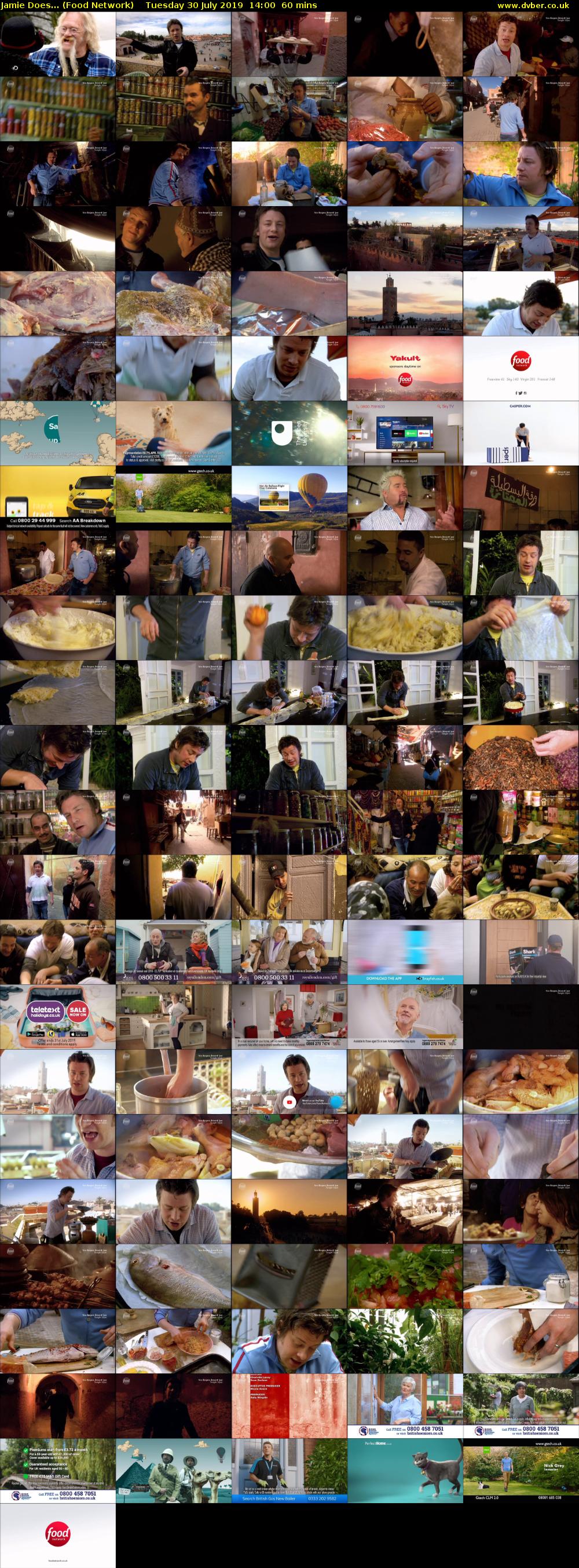 Jamie Does... (Food Network) Tuesday 30 July 2019 14:00 - 15:00