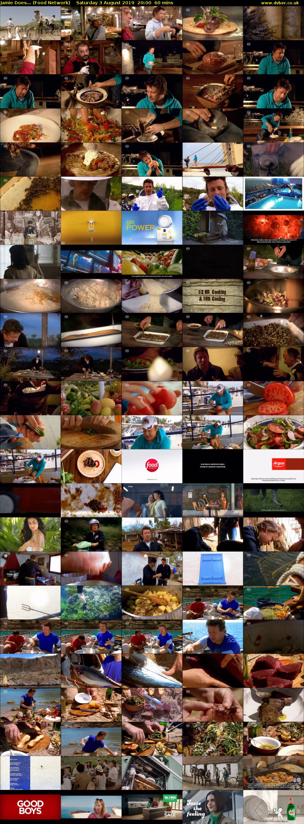 Jamie Does... (Food Network) Saturday 3 August 2019 20:00 - 21:00