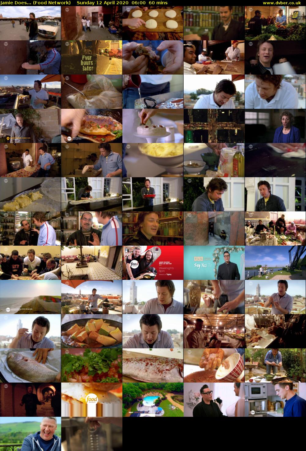 Jamie Does... (Food Network) Sunday 12 April 2020 06:00 - 07:00