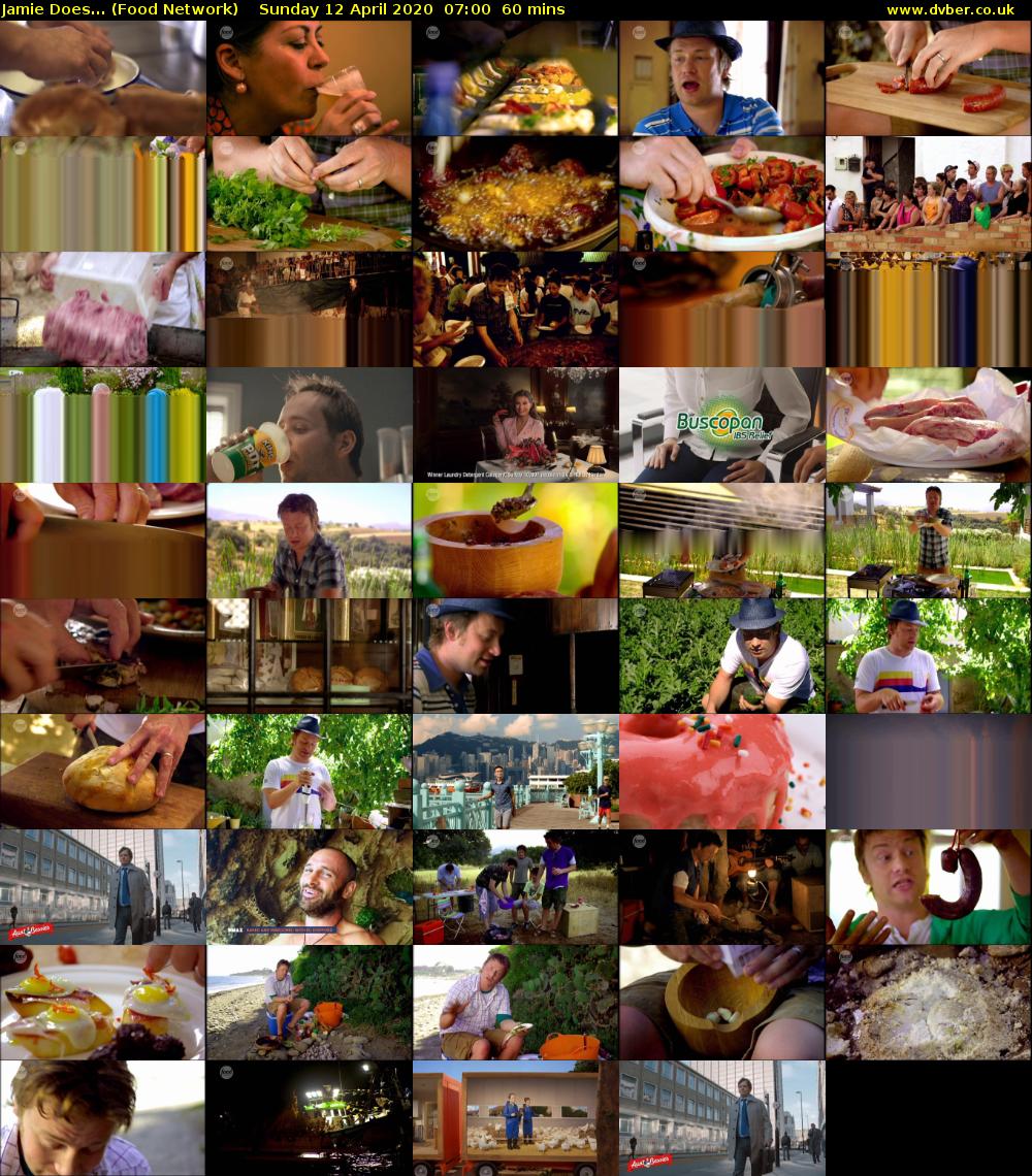 Jamie Does... (Food Network) Sunday 12 April 2020 07:00 - 08:00