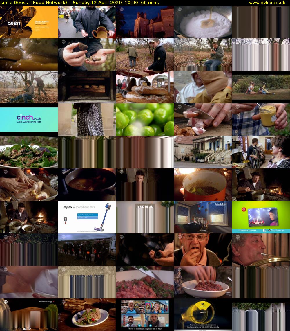 Jamie Does... (Food Network) Sunday 12 April 2020 10:00 - 11:00