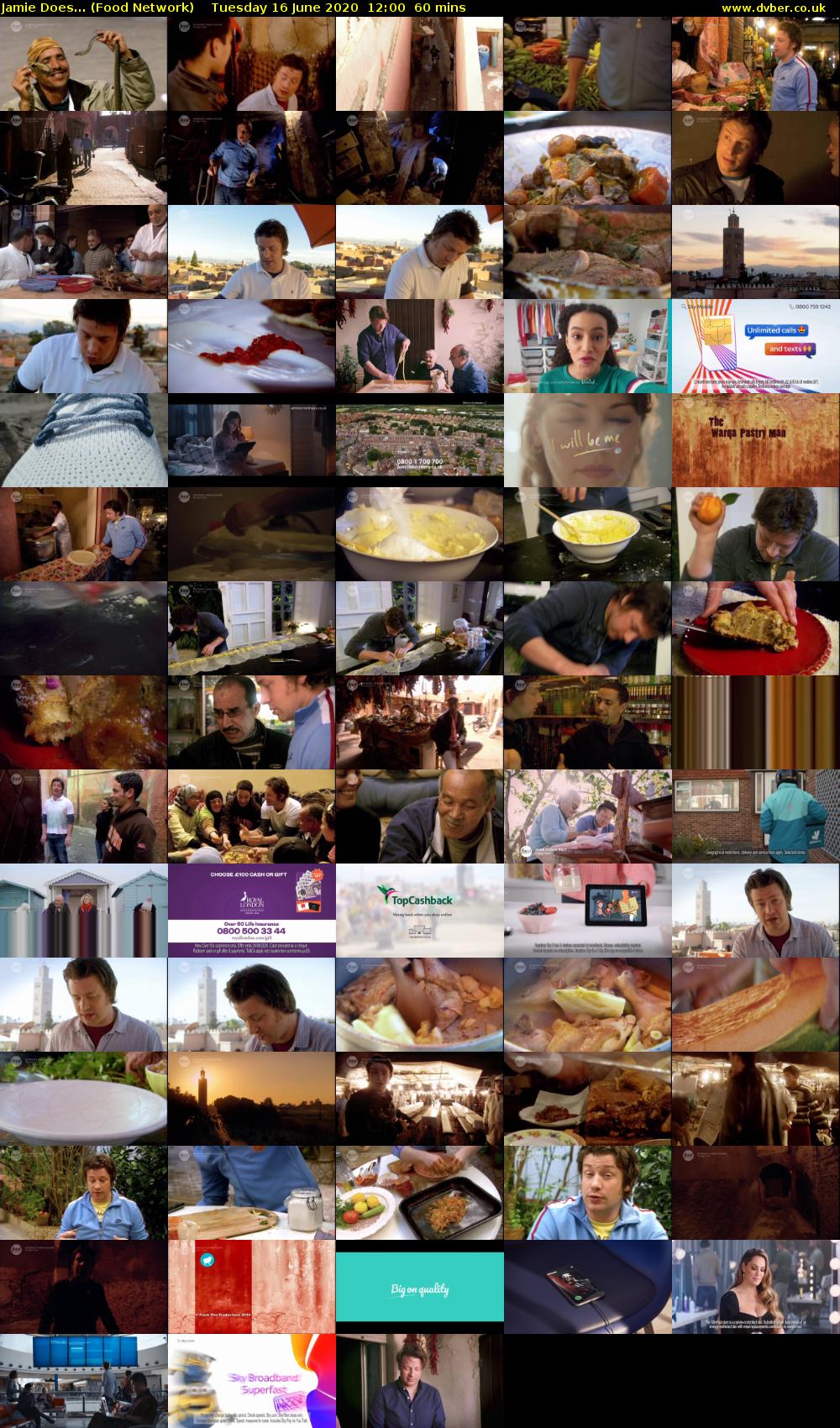 Jamie Does... (Food Network) Tuesday 16 June 2020 12:00 - 13:00