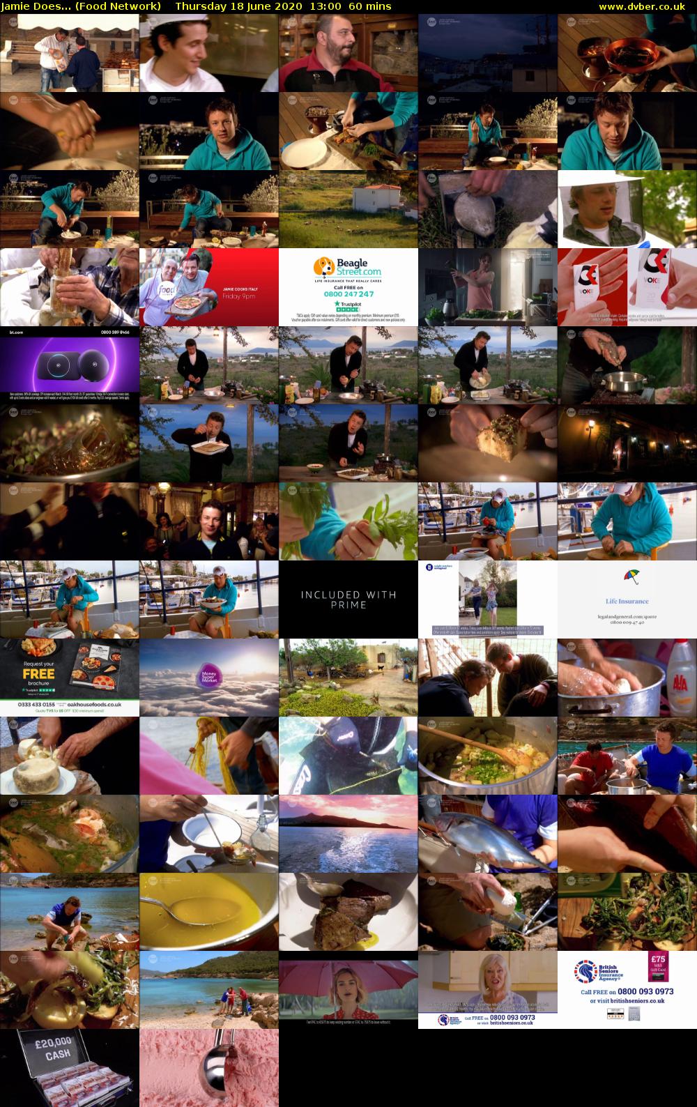 Jamie Does... (Food Network) Thursday 18 June 2020 13:00 - 14:00