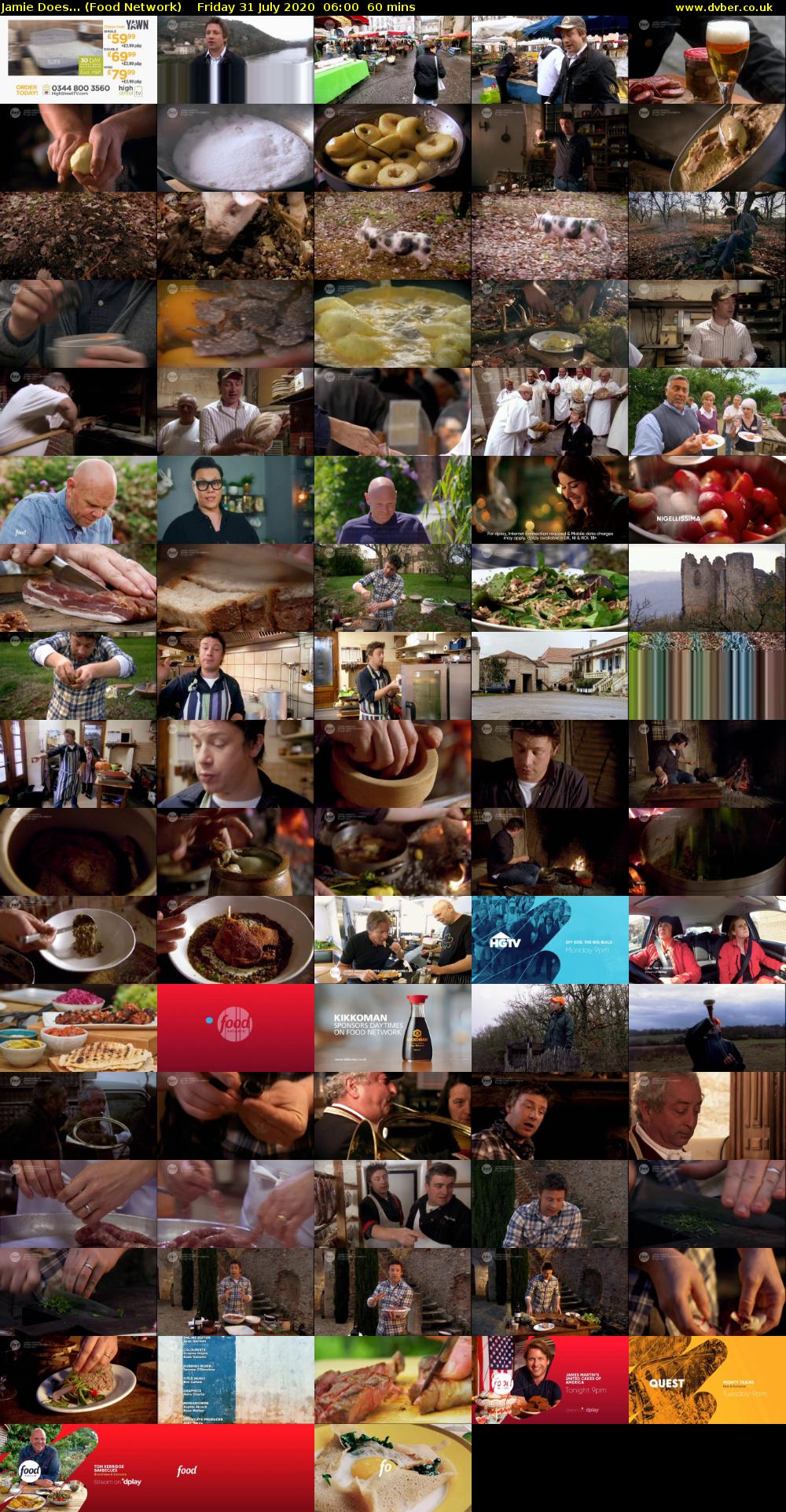 Jamie Does... (Food Network) Friday 31 July 2020 06:00 - 07:00