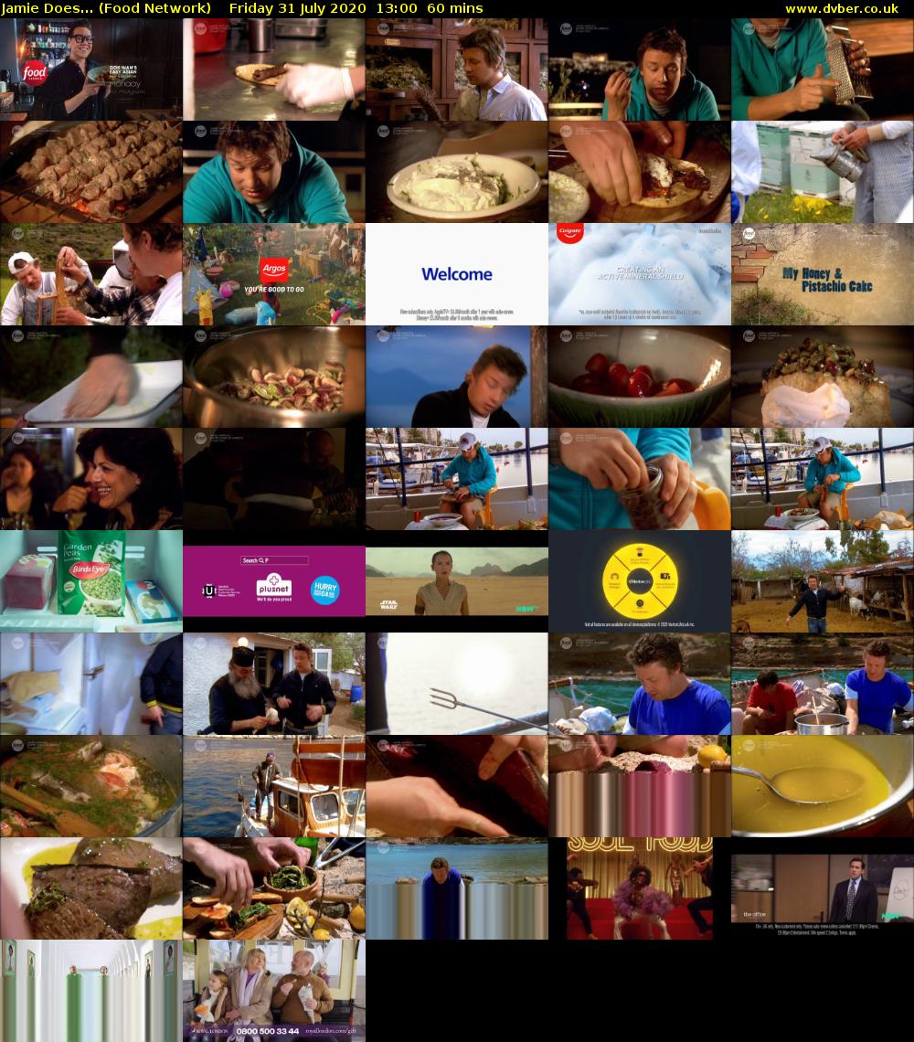 Jamie Does... (Food Network) Friday 31 July 2020 13:00 - 14:00