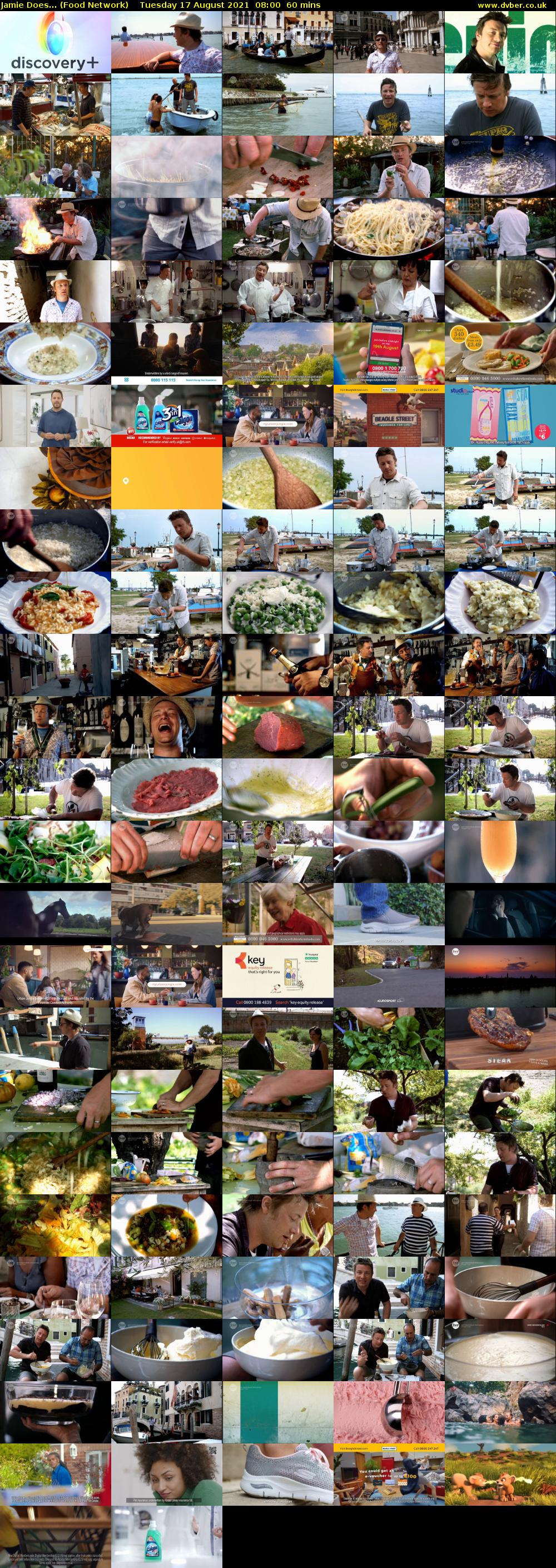 Jamie Does... (Food Network) Tuesday 17 August 2021 08:00 - 09:00