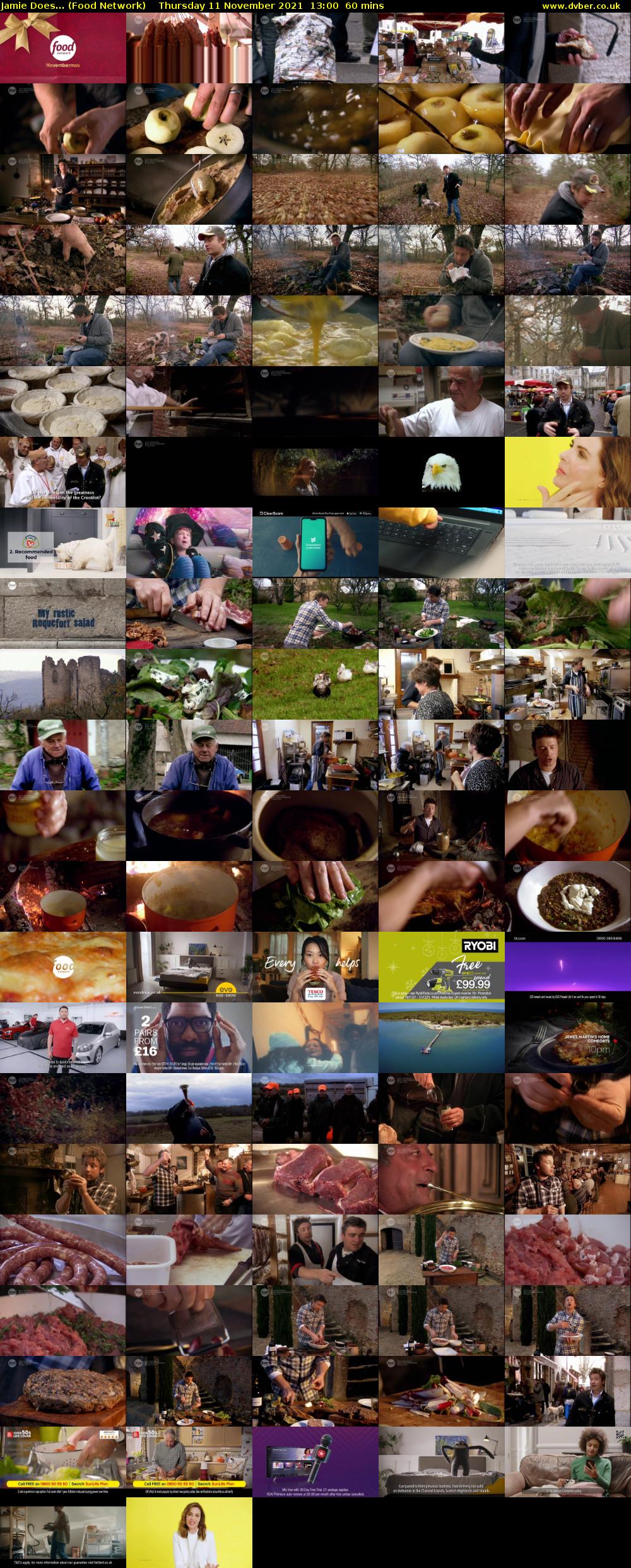 Jamie Does... (Food Network) Thursday 11 November 2021 13:00 - 14:00