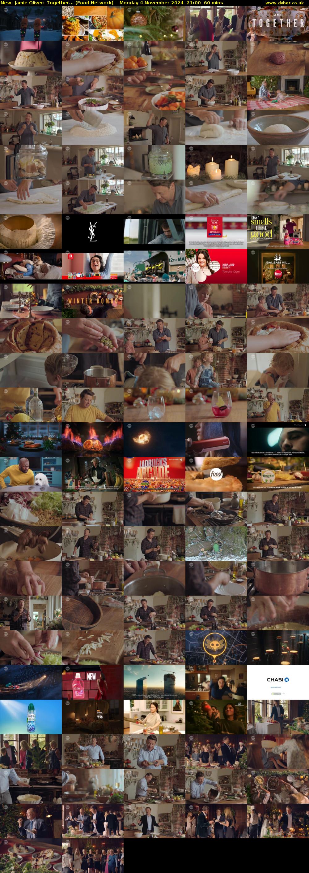 Jamie Oliver: Together... (Food Network) Monday 4 November 2024 21:00 - 22:00