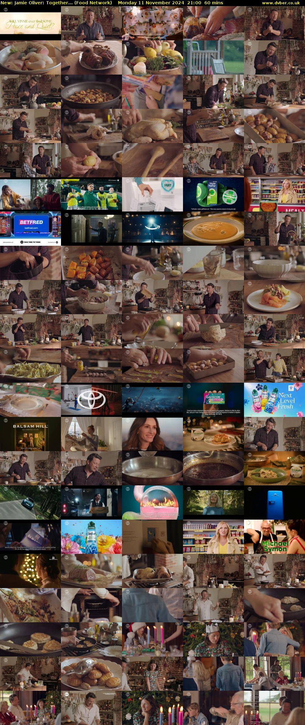 Jamie Oliver: Together... (Food Network) Monday 11 November 2024 21:00 - 22:00