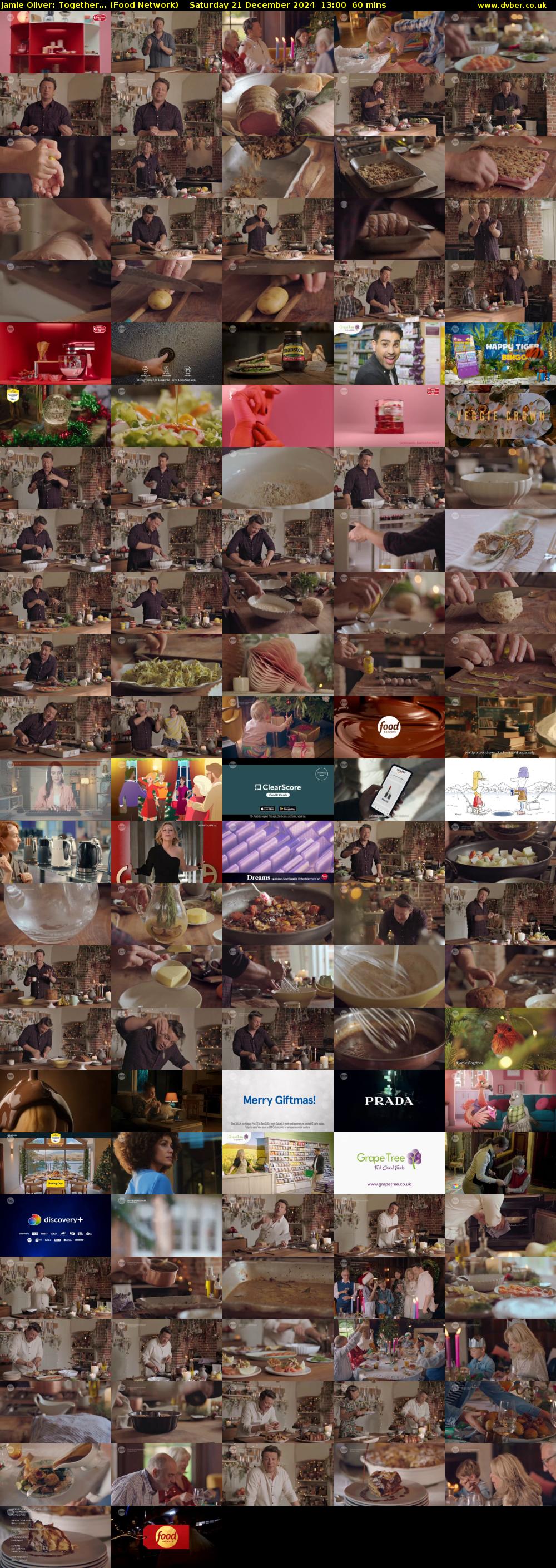 Jamie Oliver: Together... (Food Network) Saturday 21 December 2024 13:00 - 14:00