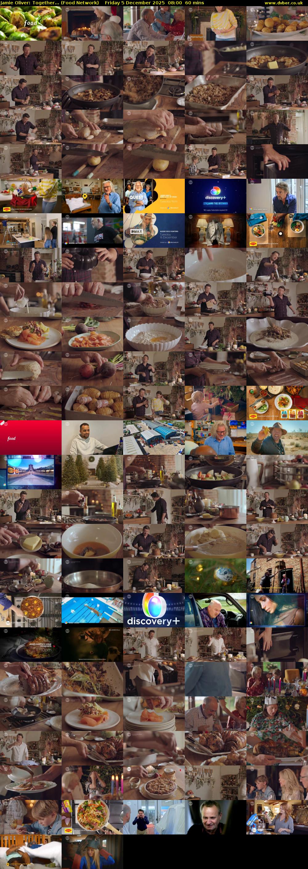 Jamie Oliver: Together... (Food Network) Friday 5 December 2025 08:00 - 09:00
