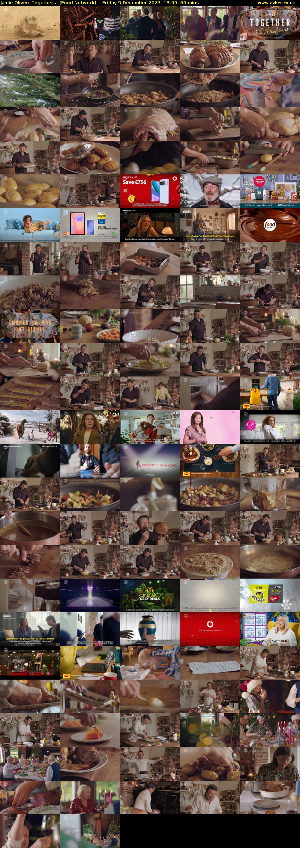 Jamie Oliver: Together... (Food Network) Friday 5 December 2025 13:00 - 14:00