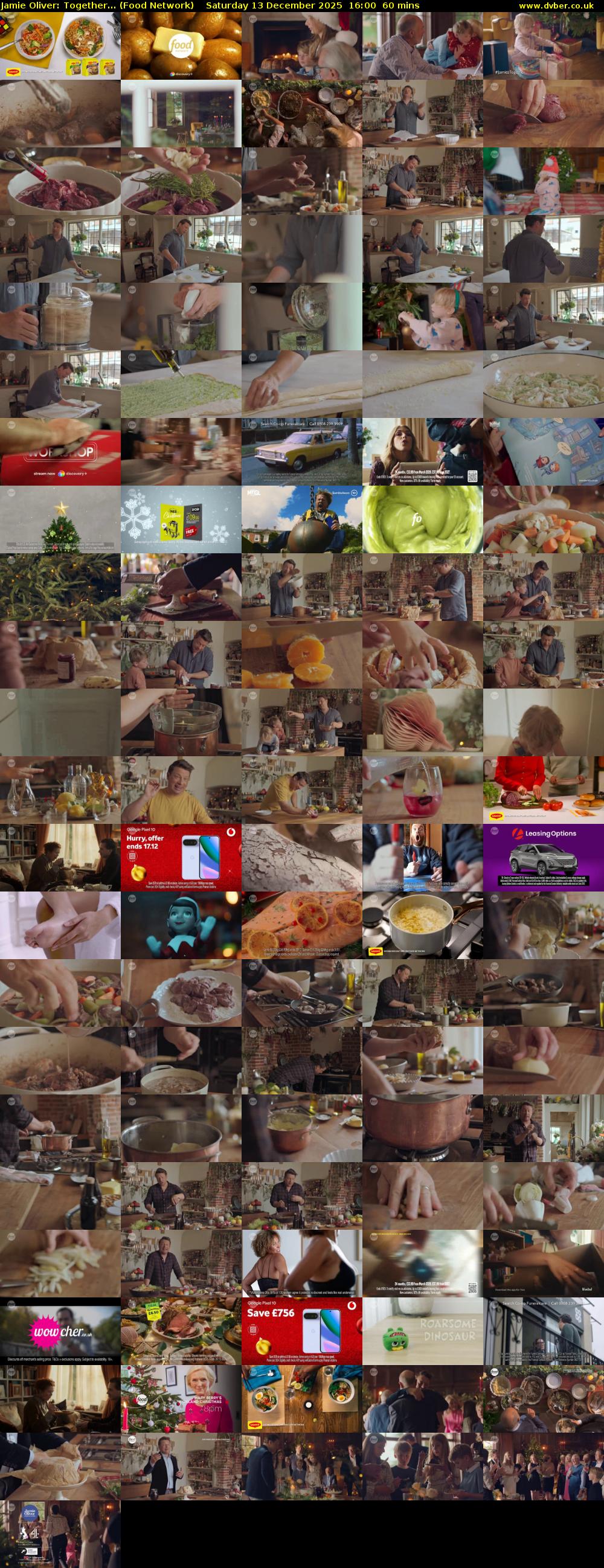 Jamie Oliver: Together... (Food Network) Saturday 13 December 2025 16:00 - 17:00