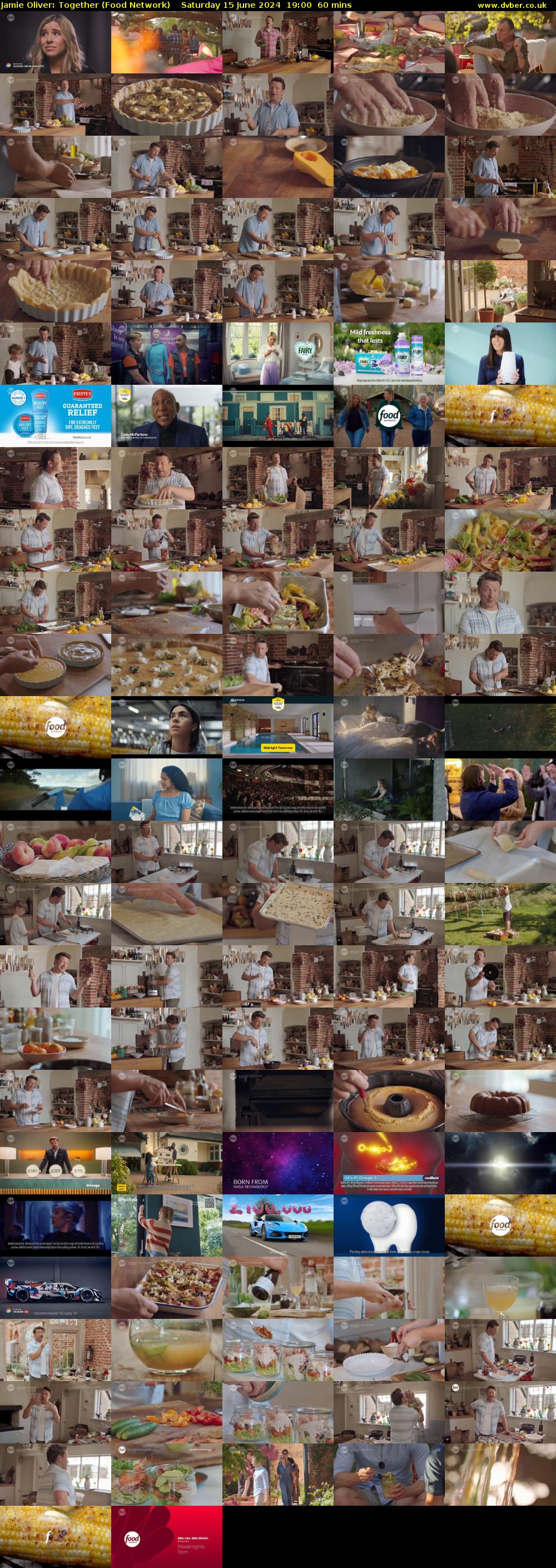 Jamie Oliver: Together (Food Network) Saturday 15 June 2024 19:00 - 20:00