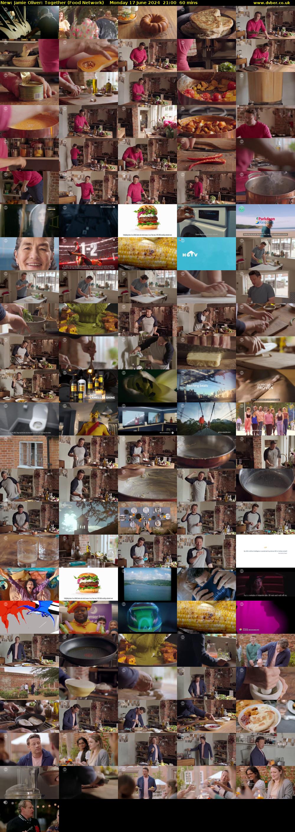 Jamie Oliver: Together (Food Network) Monday 17 June 2024 21:00 - 22:00