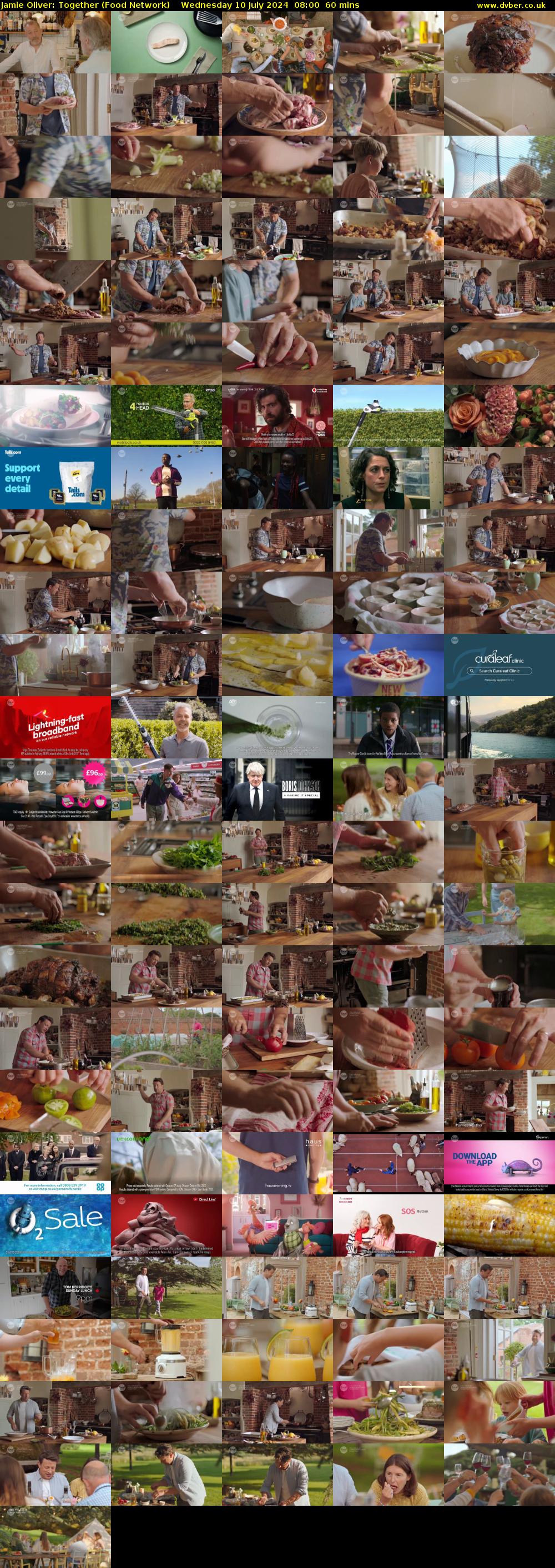 Jamie Oliver: Together (Food Network) Wednesday 10 July 2024 08:00 - 09:00