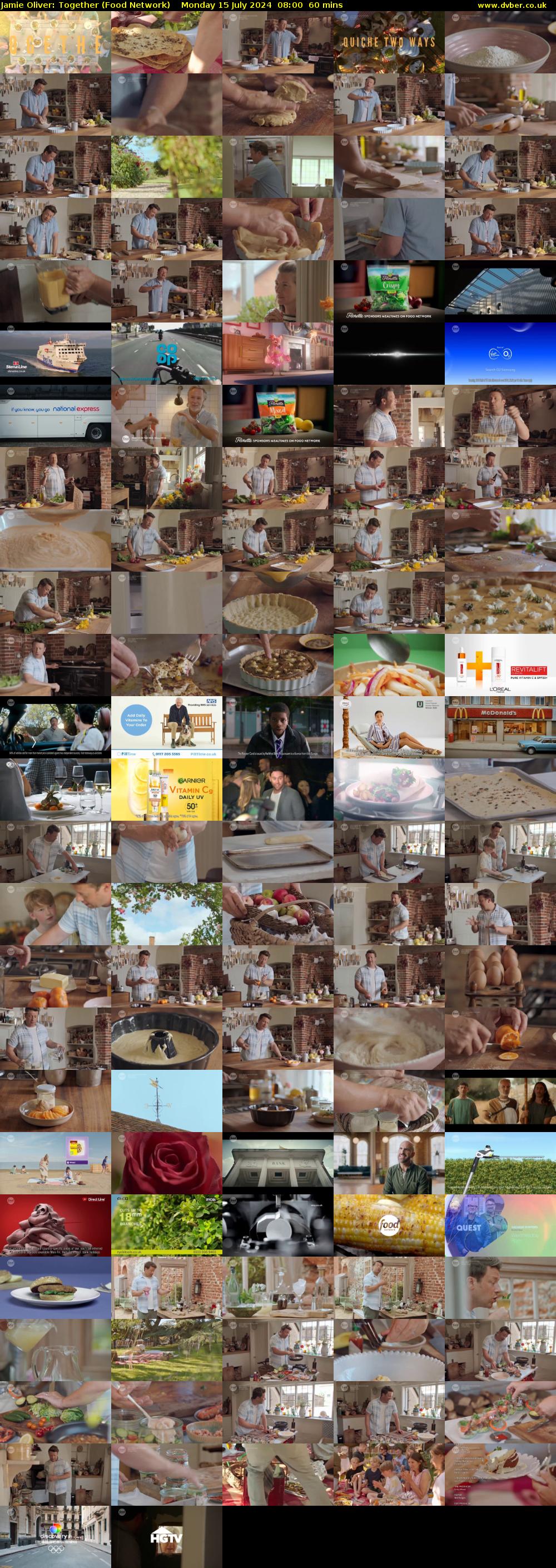 Jamie Oliver: Together (Food Network) Monday 15 July 2024 08:00 - 09:00