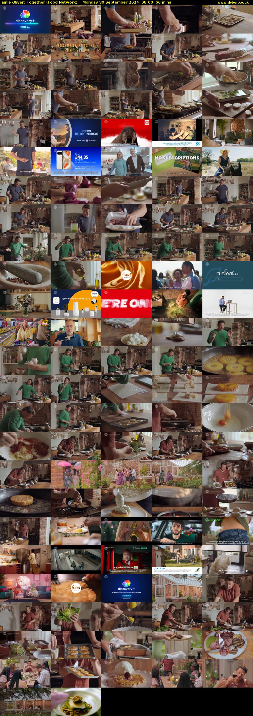 Jamie Oliver: Together (Food Network) Monday 30 September 2024 08:00 - 09:00