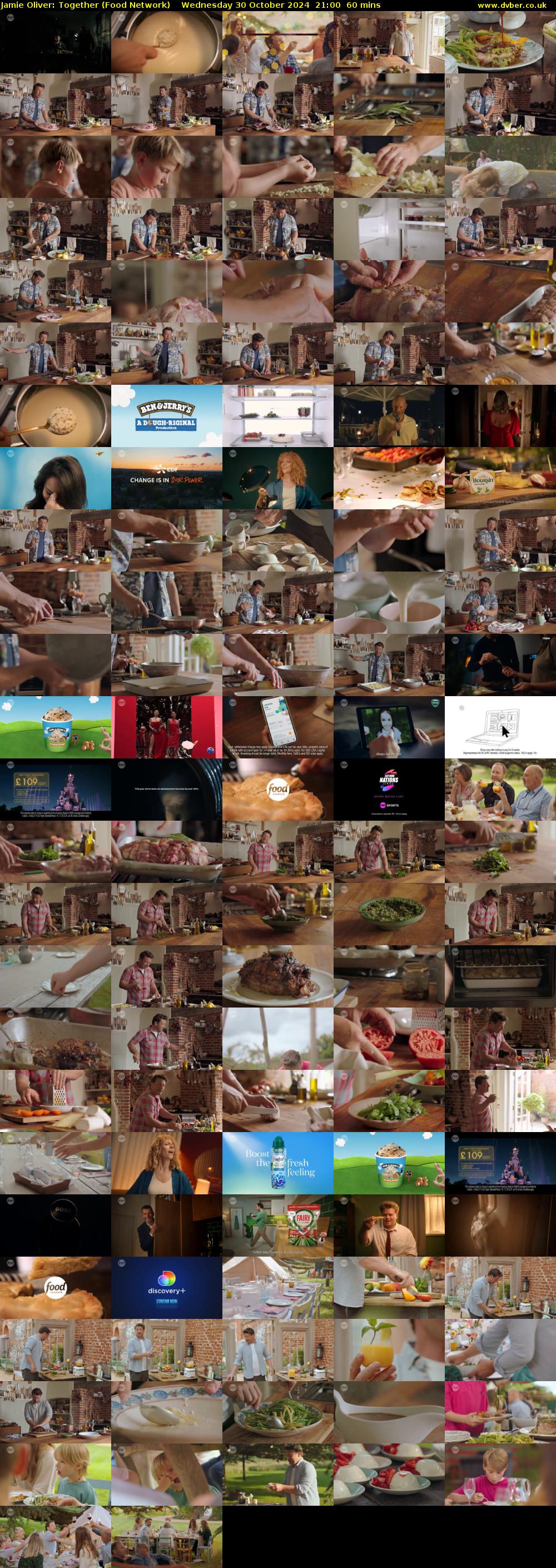 Jamie Oliver: Together (Food Network) Wednesday 30 October 2024 21:00 - 22:00