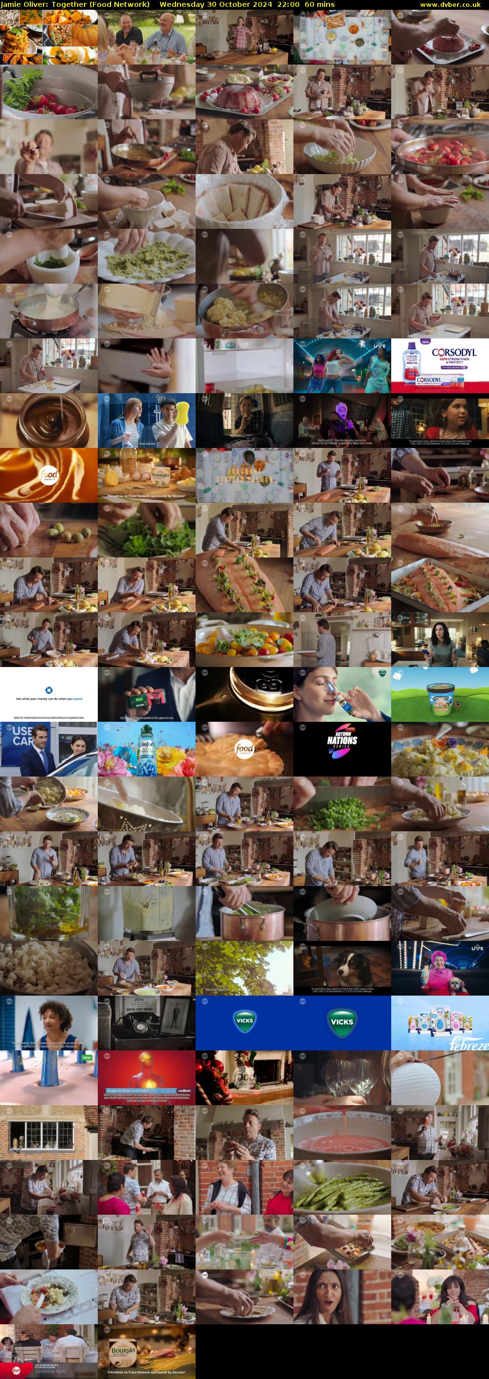 Jamie Oliver: Together (Food Network) Wednesday 30 October 2024 22:00 - 23:00
