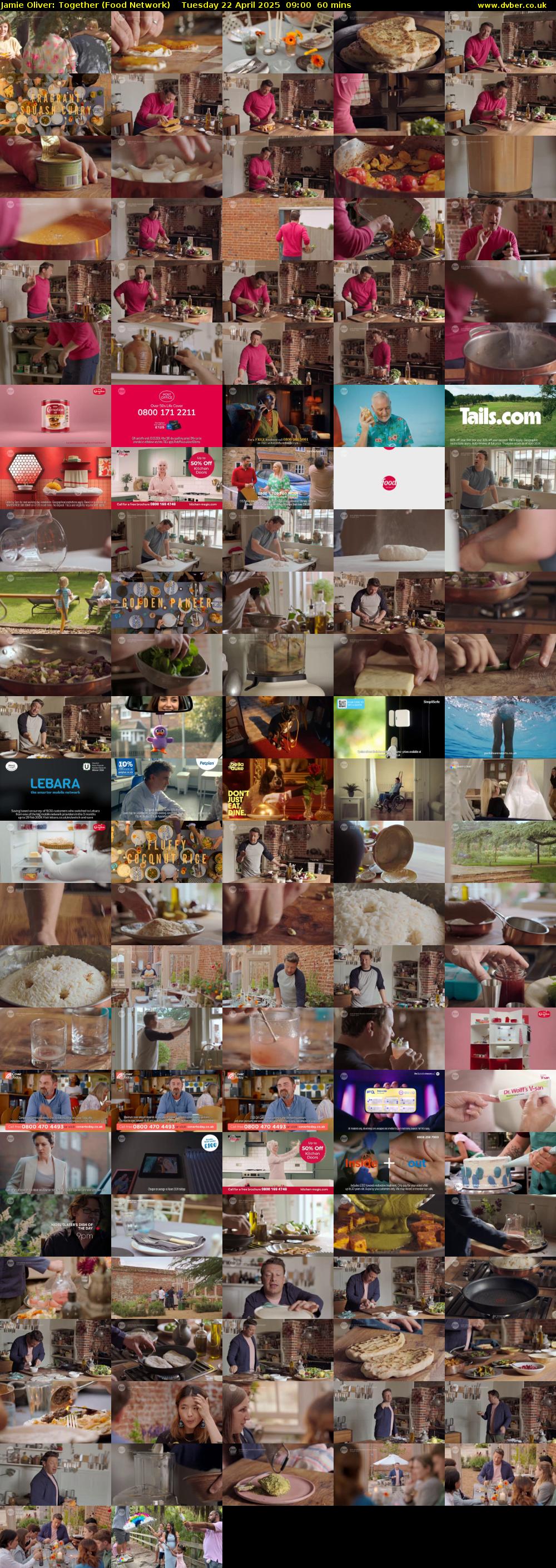 Jamie Oliver: Together (Food Network) Tuesday 22 April 2025 09:00 - 10:00