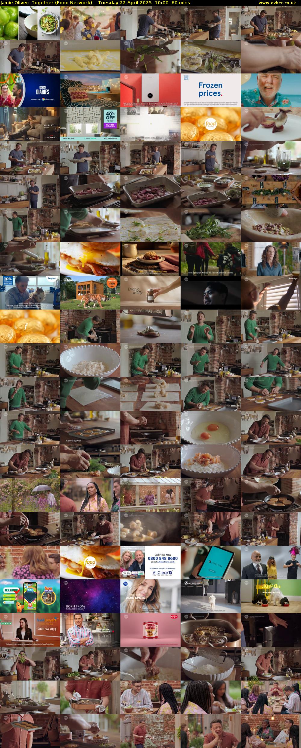Jamie Oliver: Together (Food Network) Tuesday 22 April 2025 10:00 - 11:00
