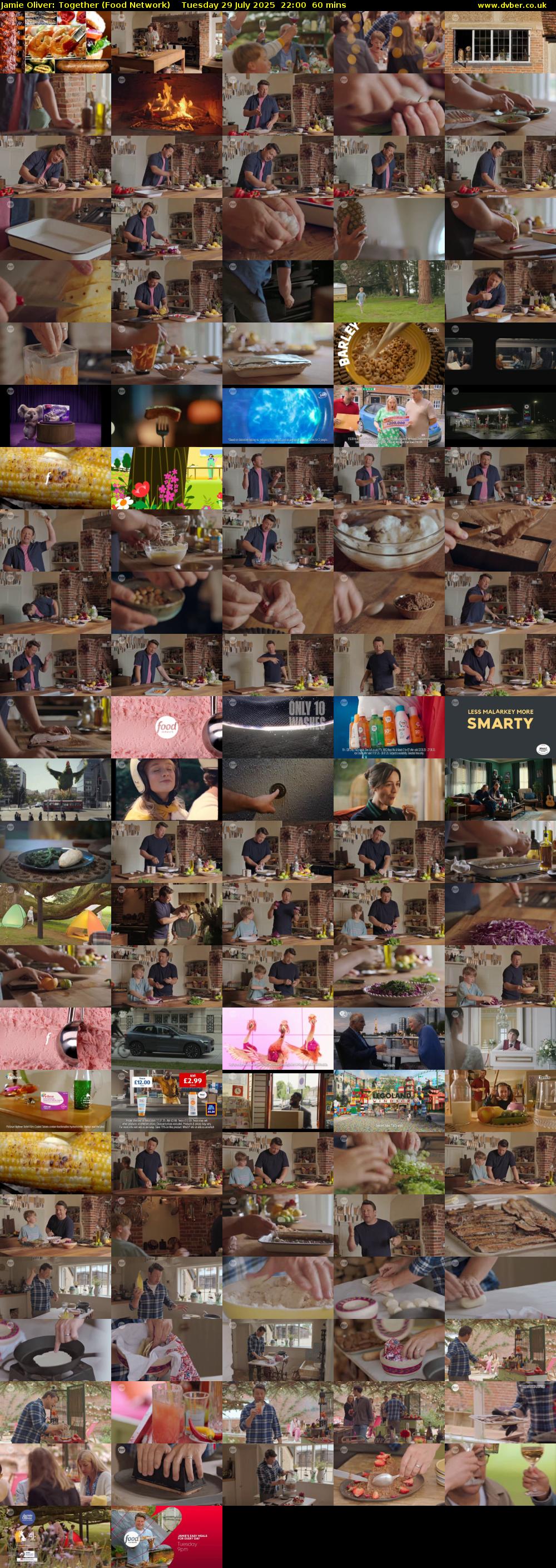 Jamie Oliver: Together (Food Network) Tuesday 29 July 2025 22:00 - 23:00