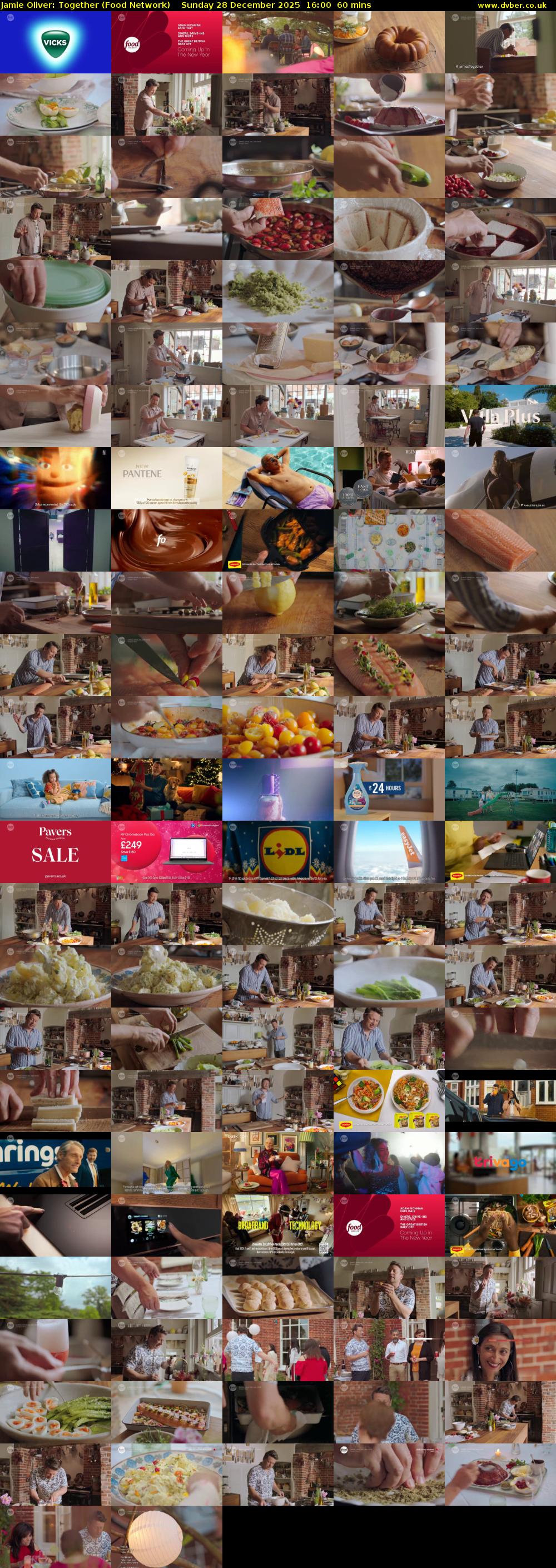 Jamie Oliver: Together (Food Network) Sunday 28 December 2025 16:00 - 17:00