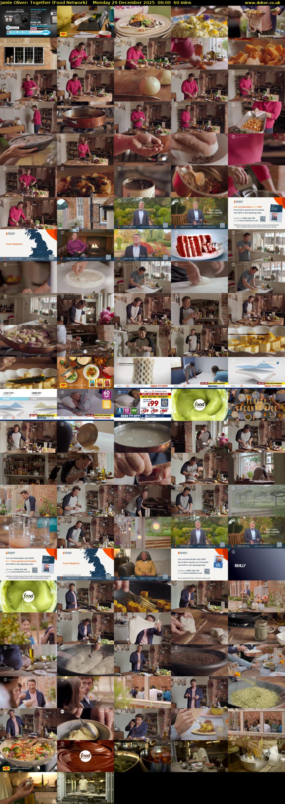 Jamie Oliver: Together (Food Network) Monday 29 December 2025 06:00 - 07:00