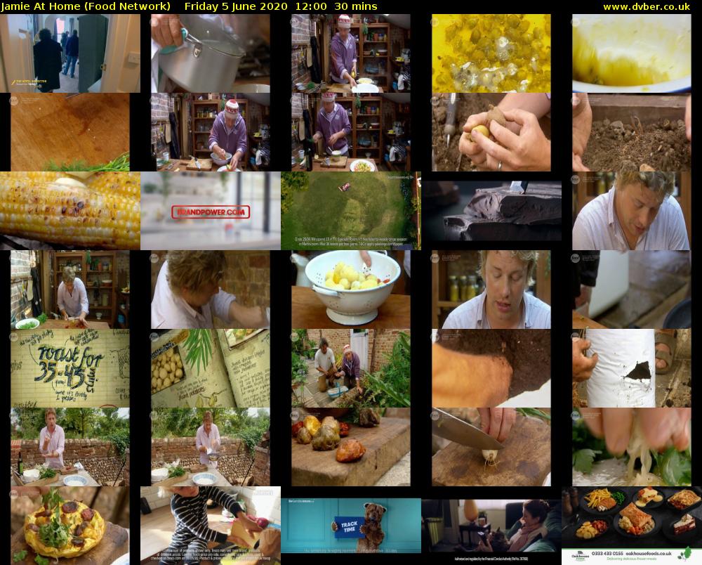 Jamie at Home (Food Network) Friday 5 June 2020 12:00 - 12:30