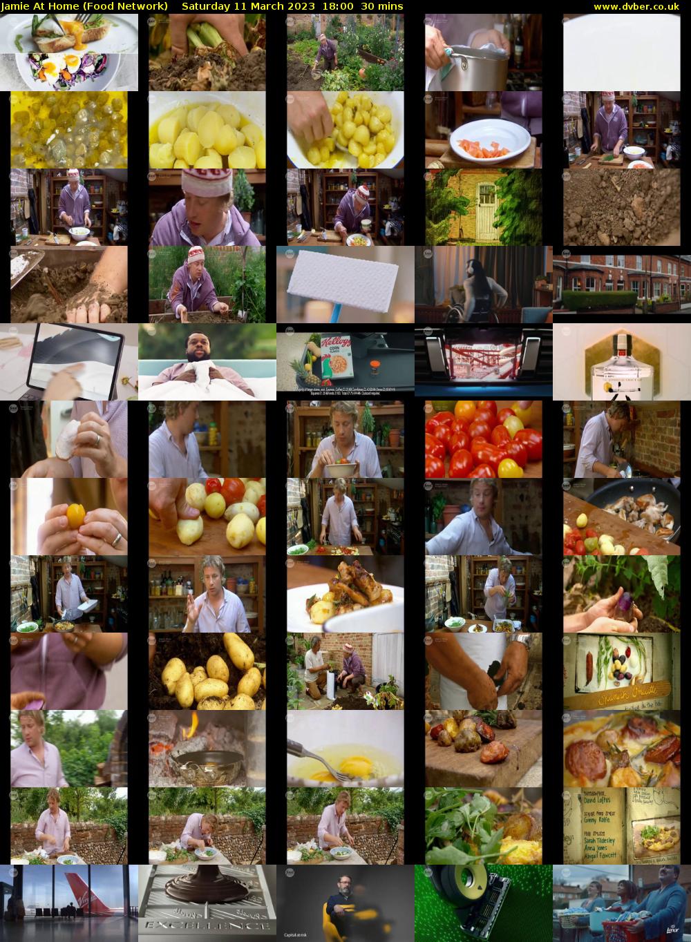 Jamie at Home (Food Network) Saturday 11 March 2023 18:00 - 18:30