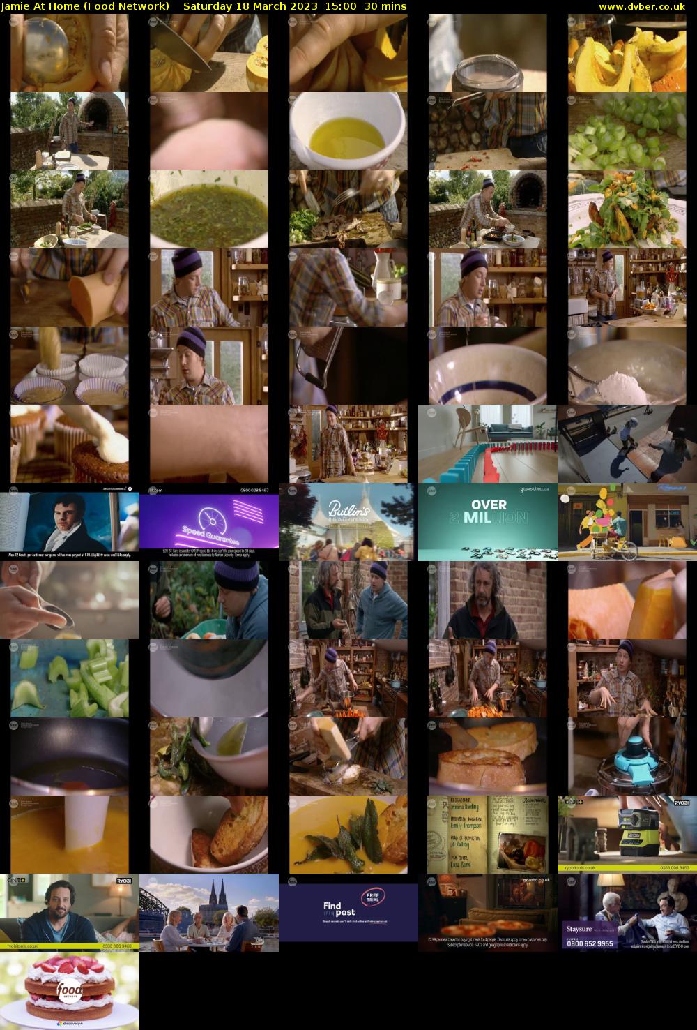 Jamie at Home (Food Network) Saturday 18 March 2023 15:00 - 15:30