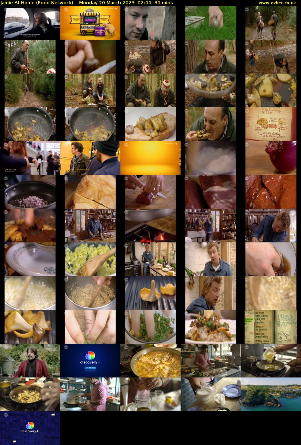 Jamie at Home (Food Network) Monday 20 March 2023 02:00 - 02:30