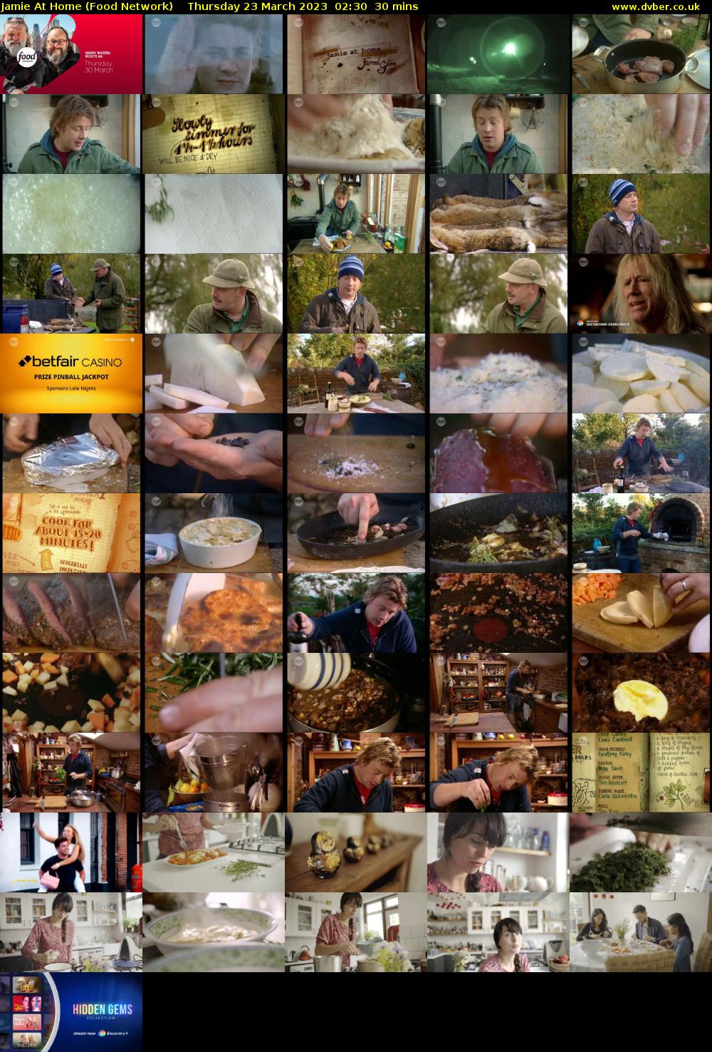 Jamie at Home (Food Network) Thursday 23 March 2023 02:30 - 03:00