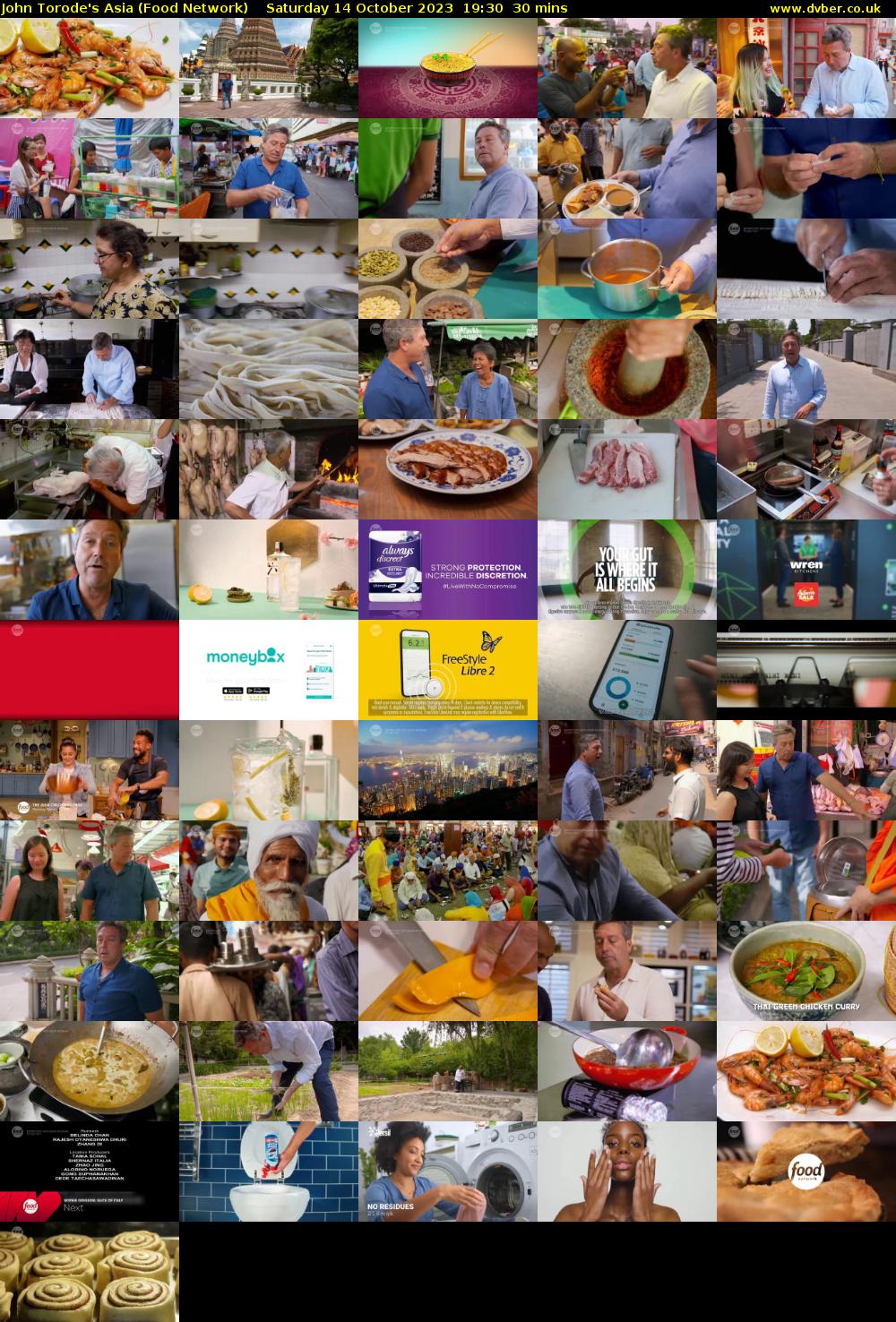 John Torode's Asia (Food Network) Saturday 14 October 2023 19:30 - 20:00