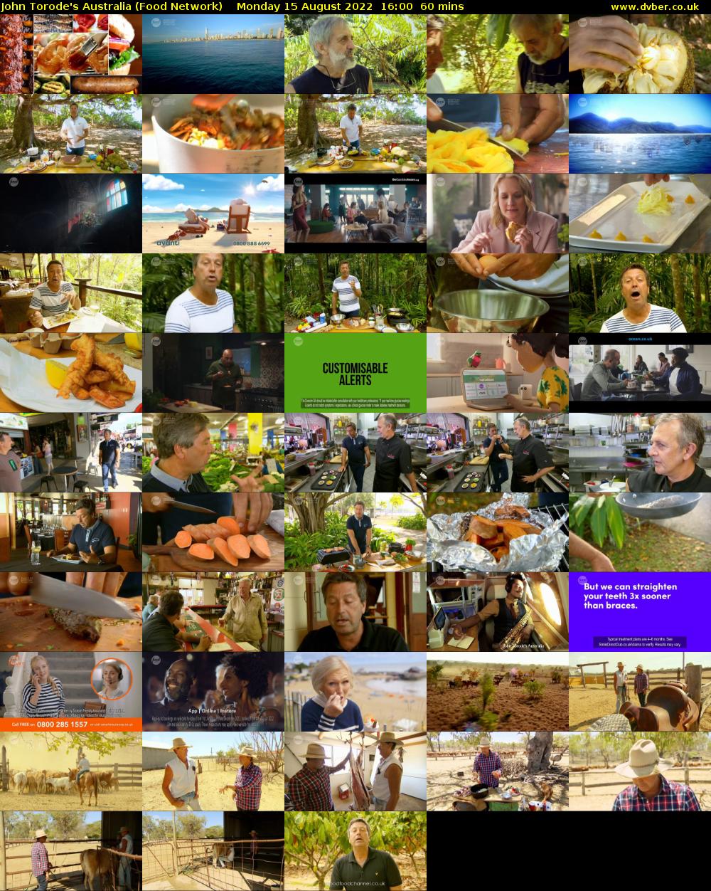 John Torode's Australia (Food Network) Monday 15 August 2022 16:00 - 17:00
