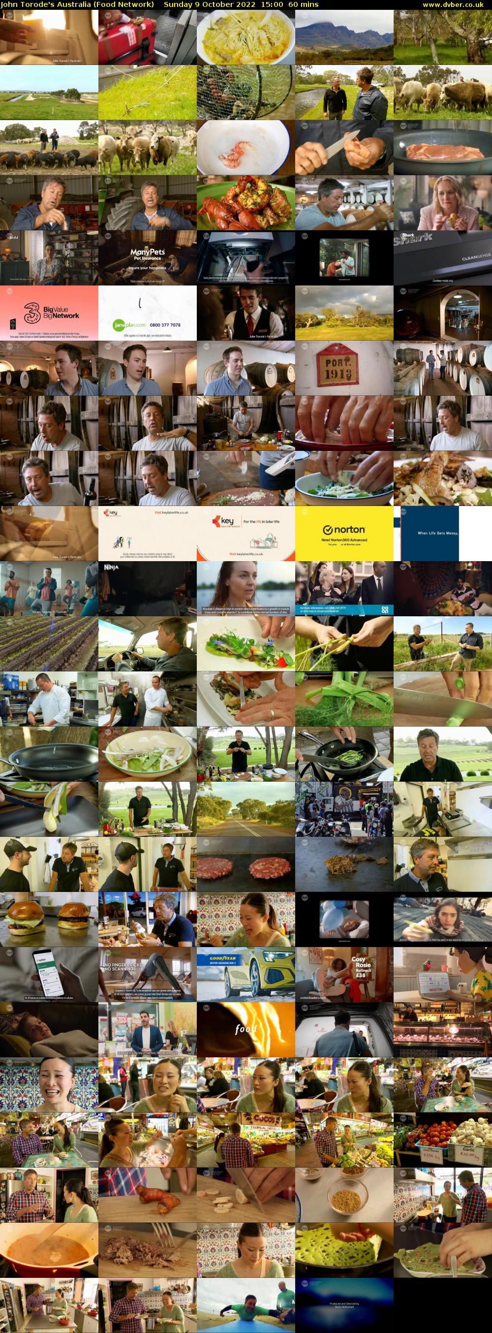 John Torode's Australia (Food Network) Sunday 9 October 2022 15:00 - 16:00